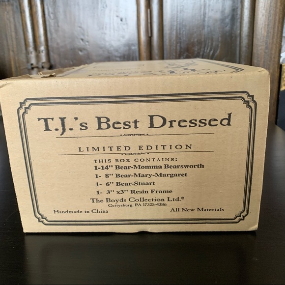 RARE Boyds Bears Momma Bearsworth with Mary-Margaret & Stuart QVC Exclusive Set - Picture 15 of 15